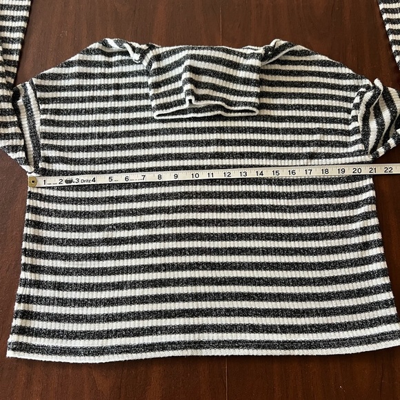 Sanctuary Striped Metallic TurtleNeck Sweater - Picture 5 of 8